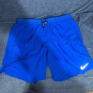 Nike dri fit running Blue Athletic Shorts
